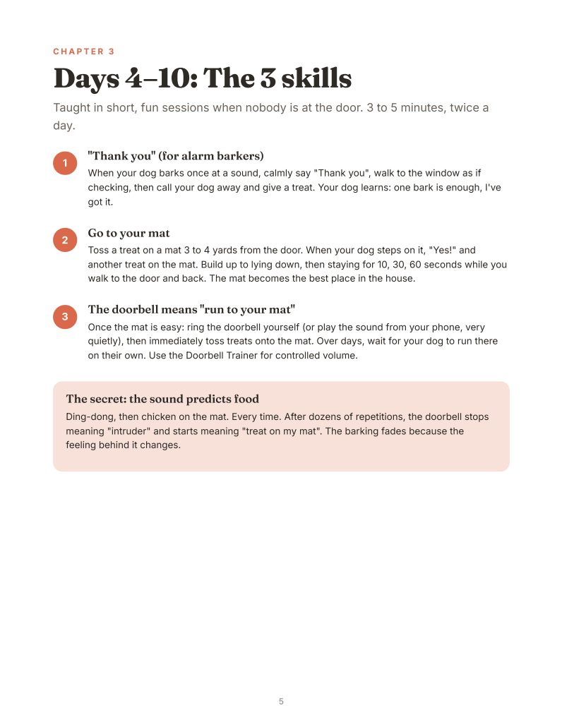 Inside page: the 3 skills